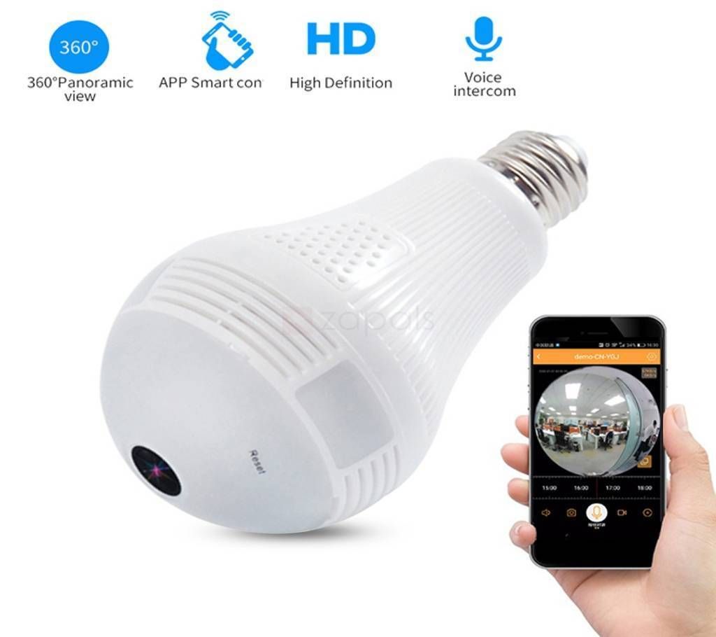 Spy WiFi P2P 360 Degree 3D Panoramic VR Camera