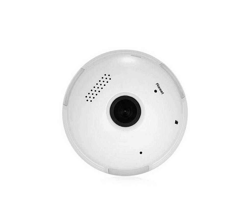 SPY Hidden Mini Security IP Camera 360° Panoramic 1080P Wifi Wireless Light Bulb - White
