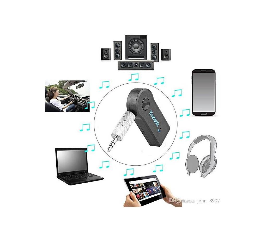 Universal Bluetooth Music Receiver & MP3 Player - Black