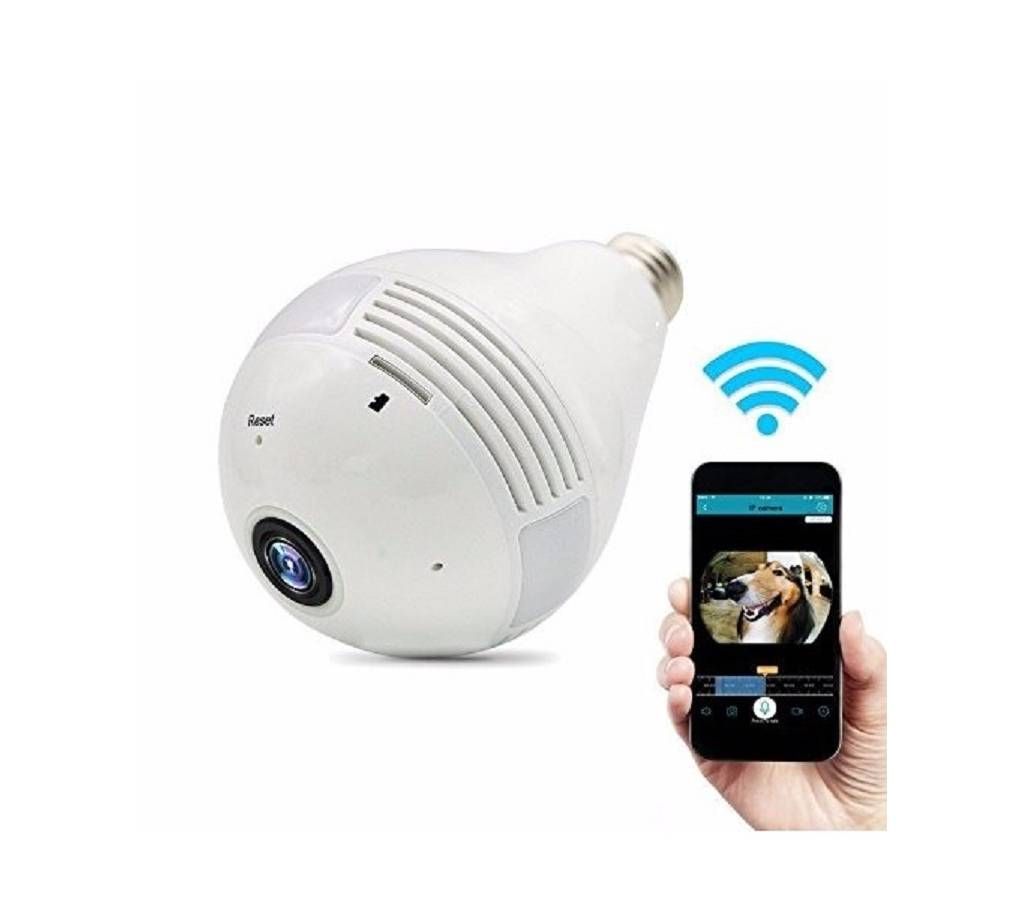 Panoramic Light Bulb Wifi Camera 360 Degree