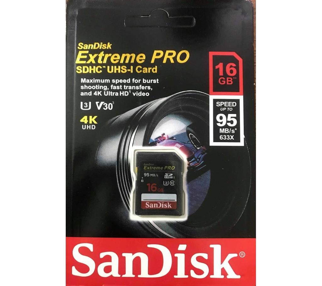SanDisk Extreme PRO Memory Card - 16 GB