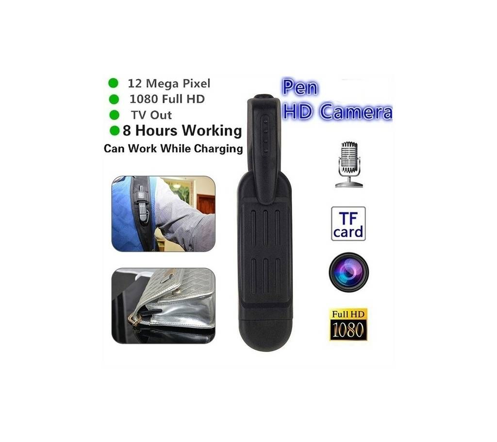 T189 HD 1080P Mini DV Hidden Pen Camera VCR