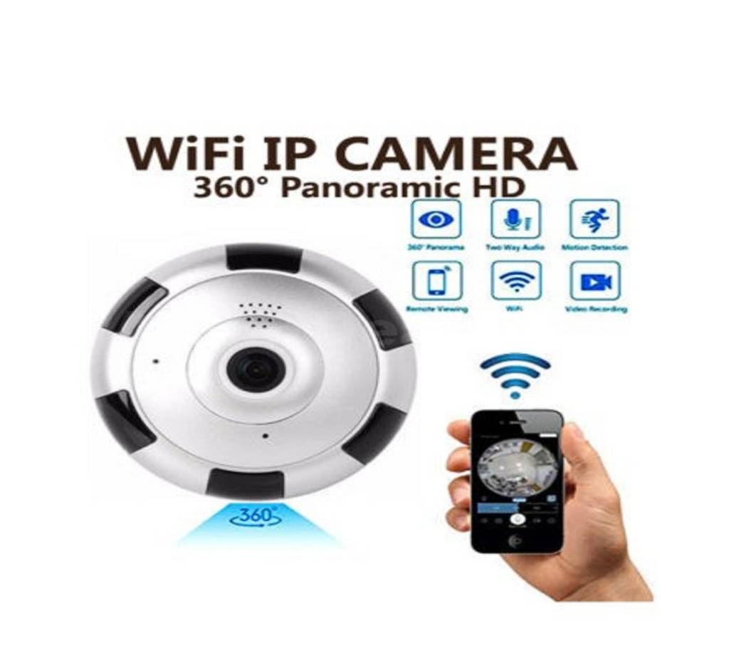 Wifi IP Camera V380S Panoramic 360 degree silver