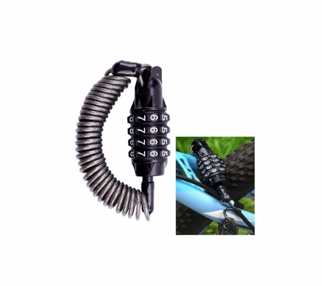 4-Digital Combination  Anti-theft Resettable Lock For Motorcycle Bicycle Electric Scooter Travel Luggage Locks