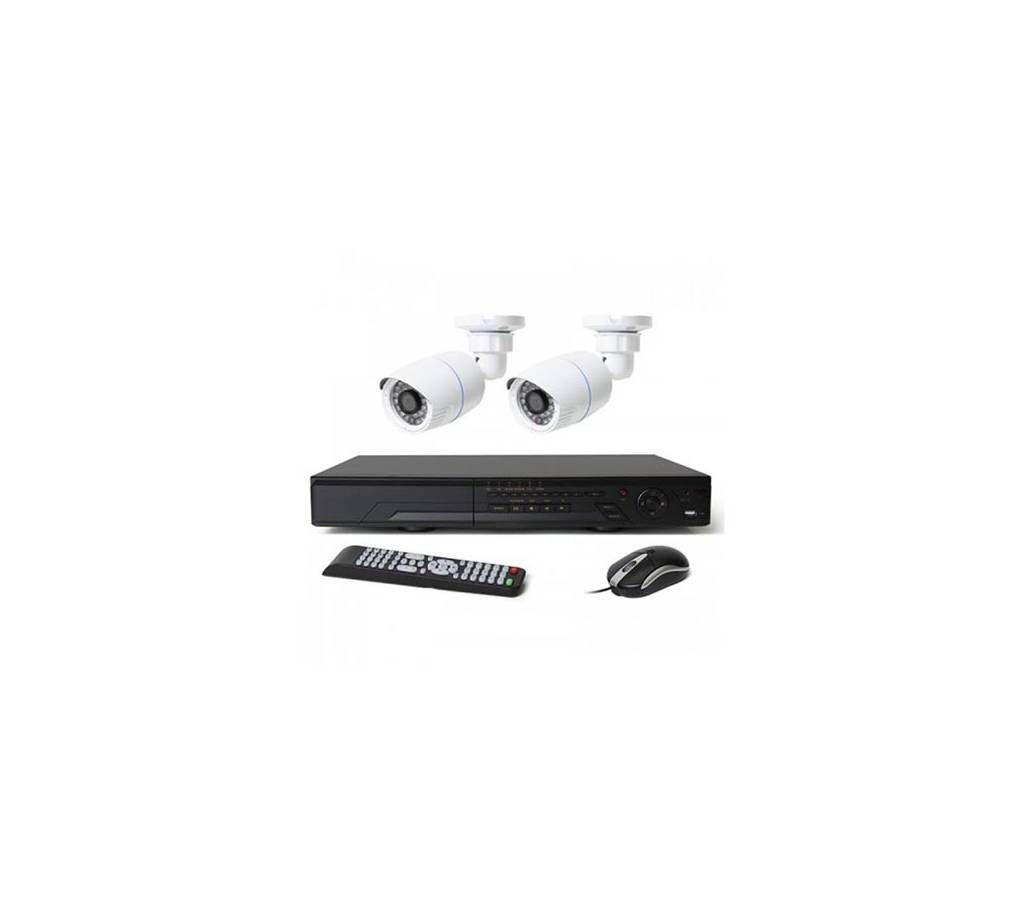 Dahua HD-CVI 04 Channel DVR With 02 Units HD-CVI 720p Camera