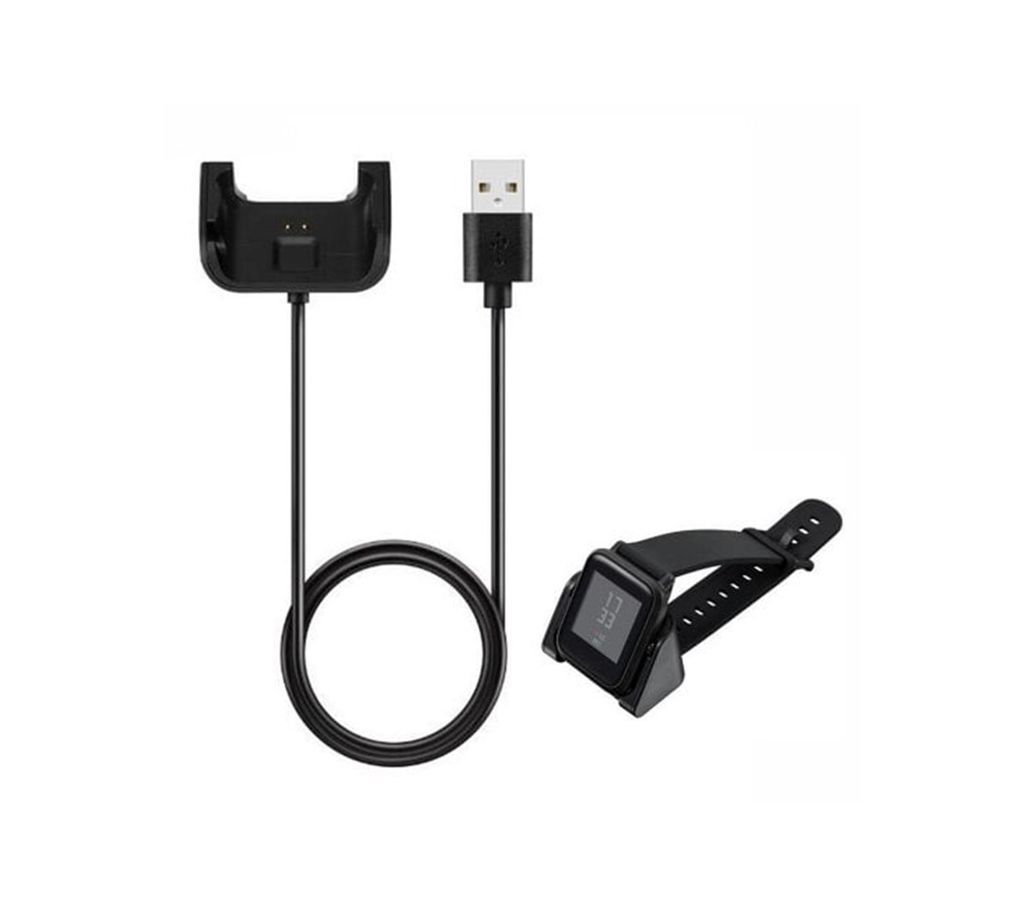 A1608 Magnetic Cradle Charger Charging Dock For XiaoMi Huami Amazfit Bip Watch - Black