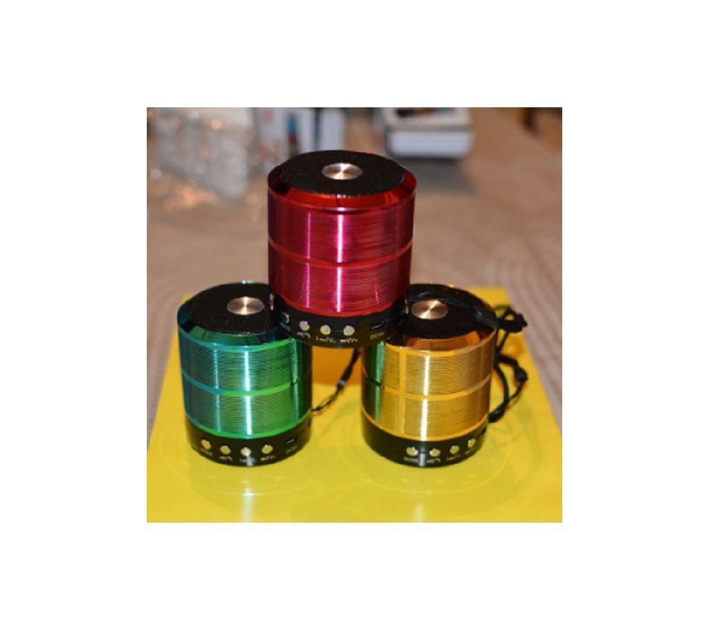 887 Wireless Bluetooth Speaker 2020 Blue-Red-Gold
