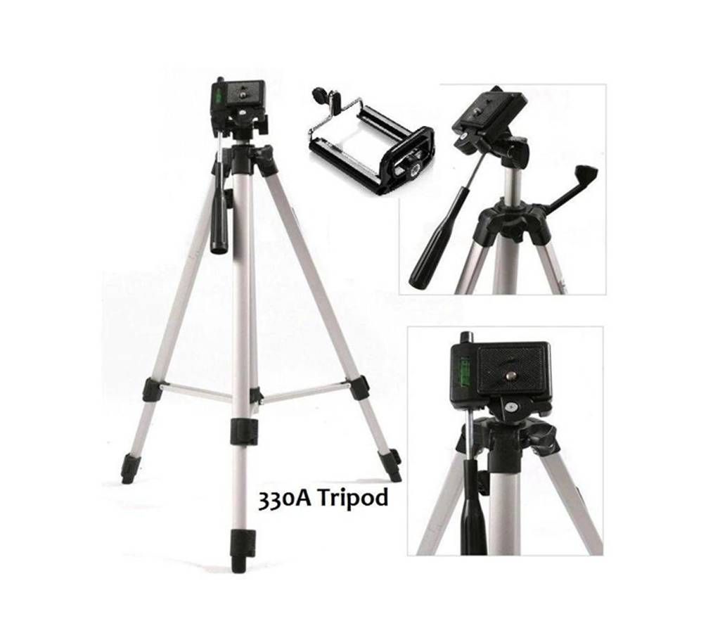 WT-330A Aluminum Professional Tripod Stand For Digital Camera and Mobile