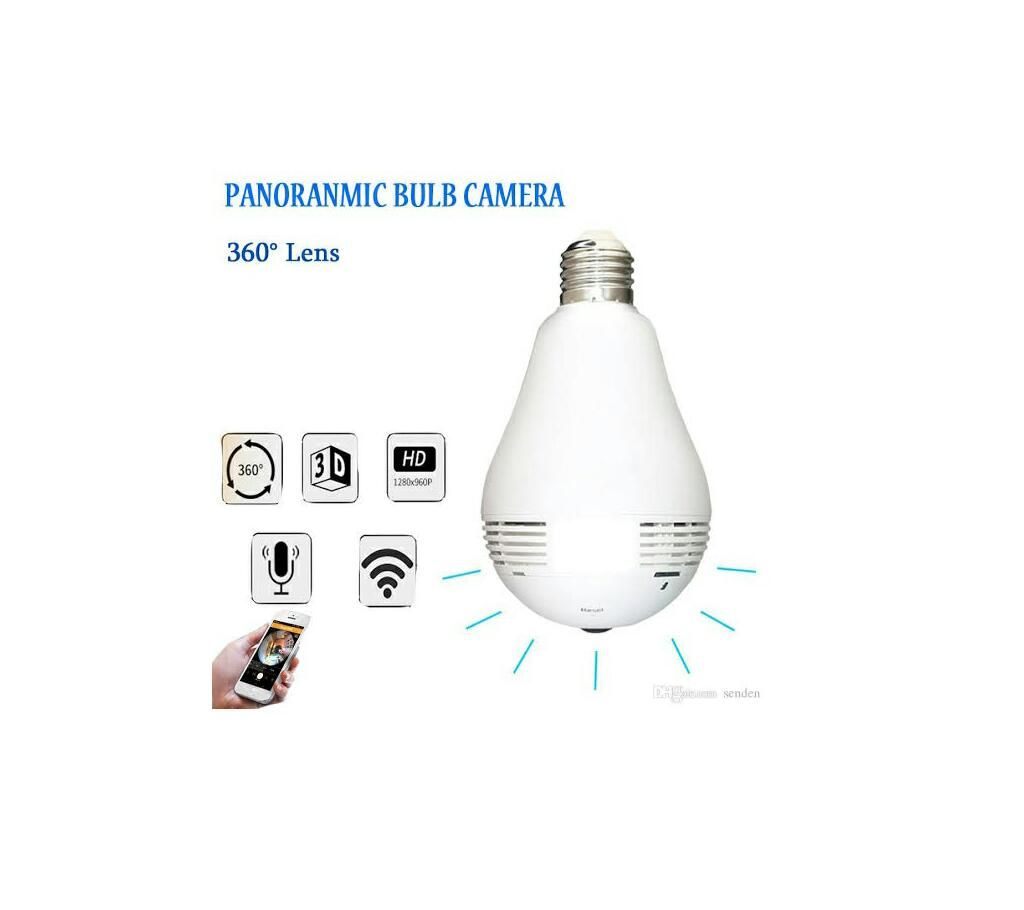 360 Degree ip camera Bulb 
