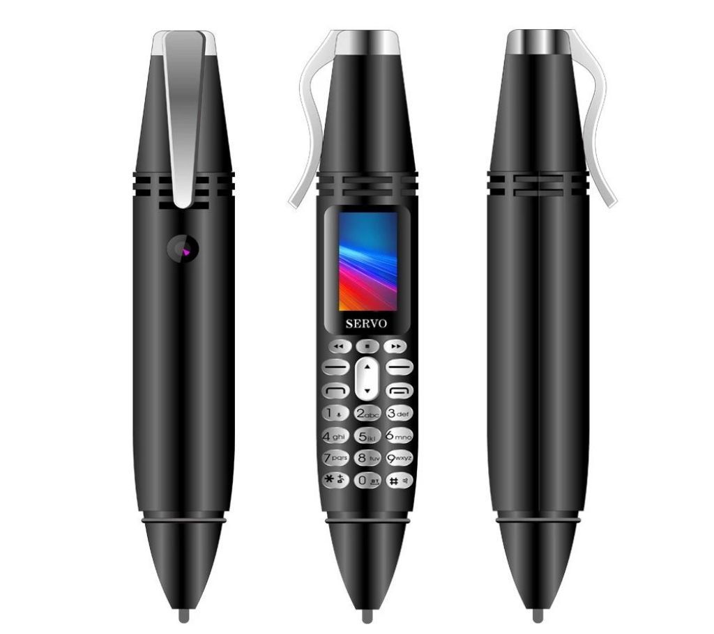 SERVO K07 Recording Pen Mini Cellphone - WLB