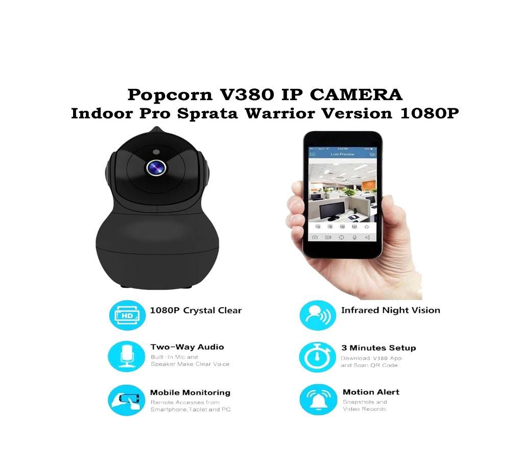 Wifi IP Camera V380 Warrior Version