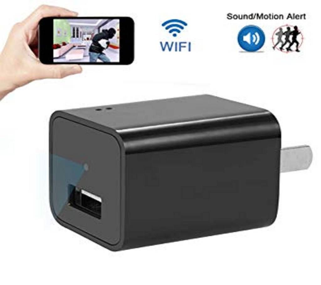 HD Spy Wifi AC Adapter Hidden Camera USB Phone Charger Camera