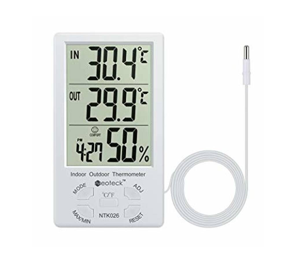 Indoor Outdoor room temperature meter