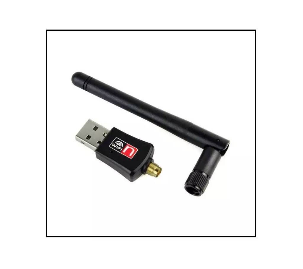 Mini USB WiFi Receiver 300Mbps - Black