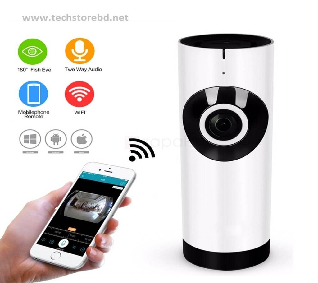 Panaromic 180 degree wi fi camera