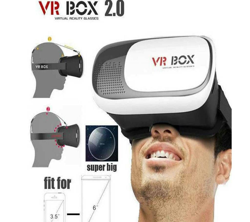 V R Box 2.0 3D Glass
