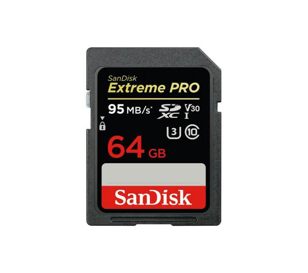 Sandisk 64gb Extreme Pro Memory Card