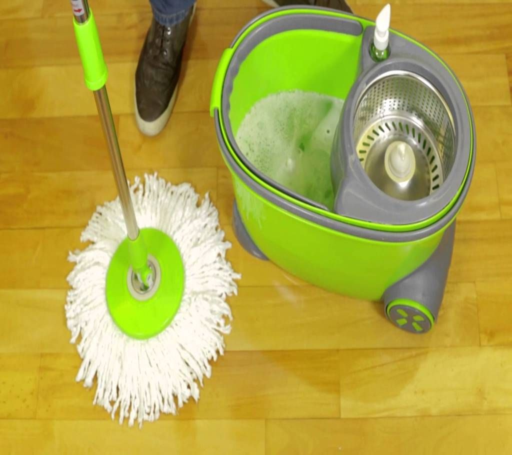 Microfibre Spin Mop - Green