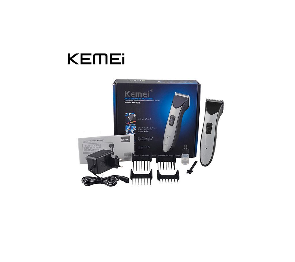 Kemei KM 3909 Rechargeable Trimmer for Men