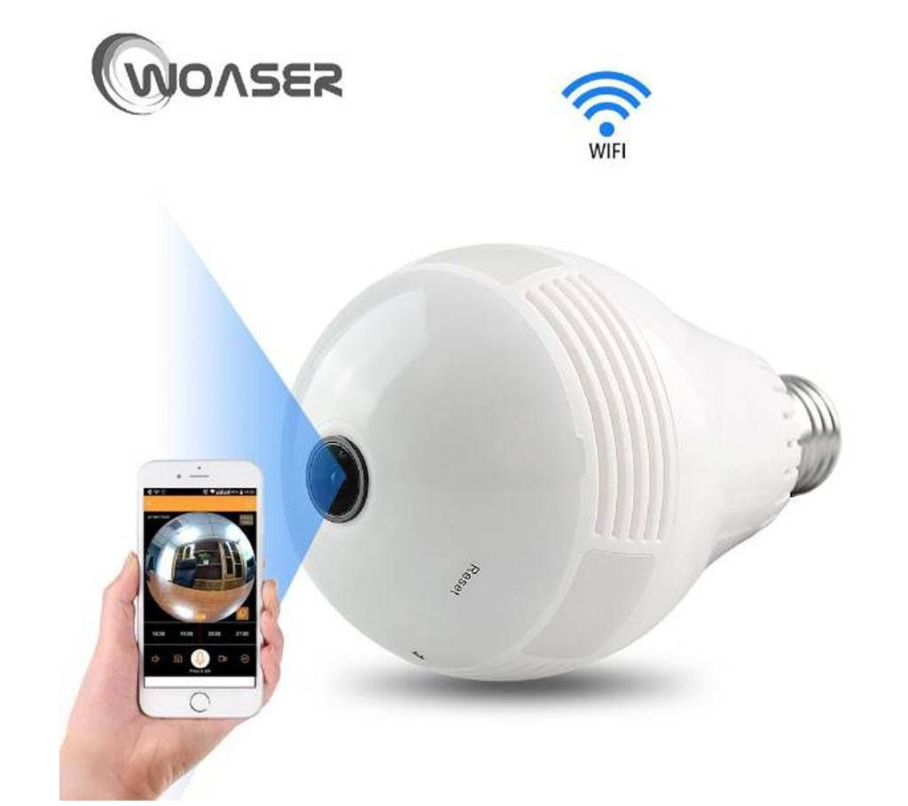 360 Degree Panoramic IP Bulb Camera