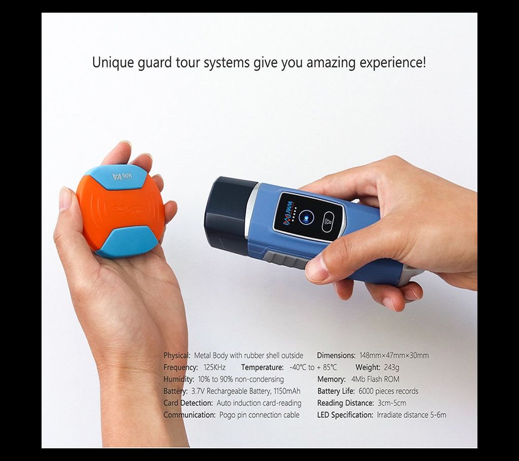 Guard Tour system RFID Noctilucent Checkpoint Tag