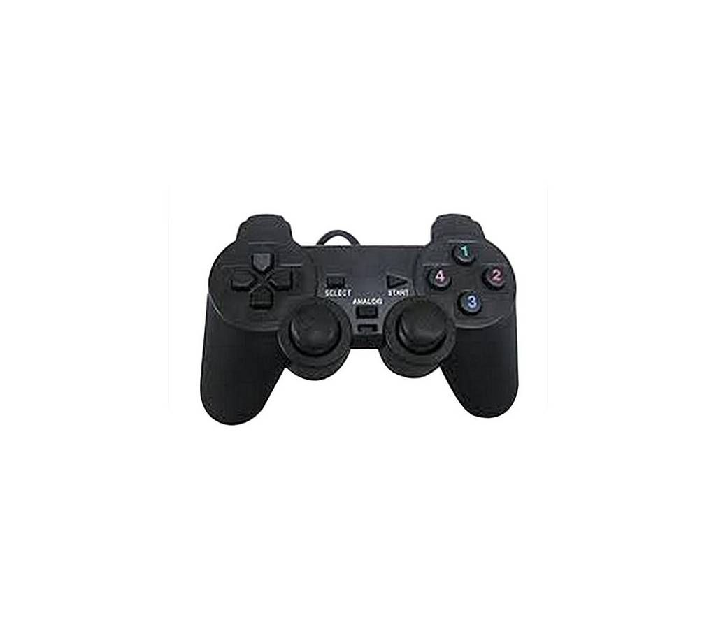 Beacon USB Wired PC Dual-shock Joystick - Black