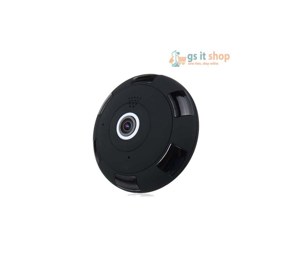 WiFi IP Camera V380-S Wireless CCTV Camera for Home Security - Black