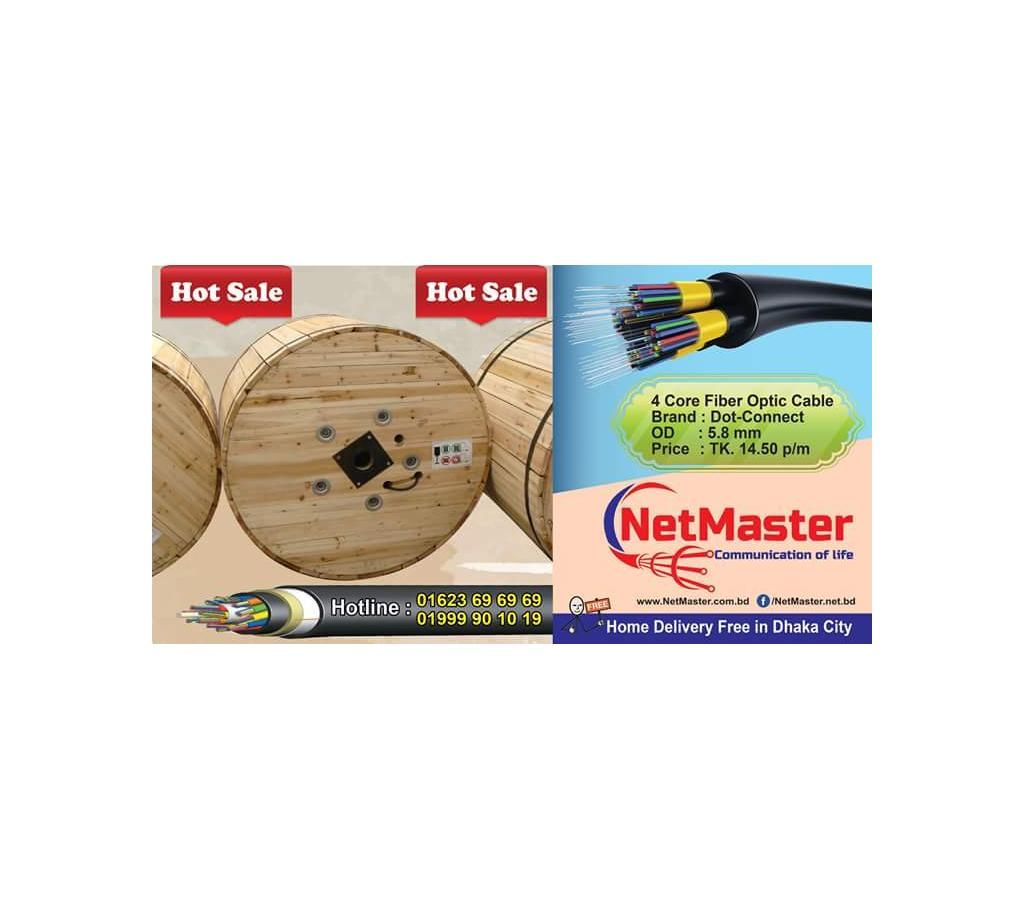 4 Core Fiber Optic cable