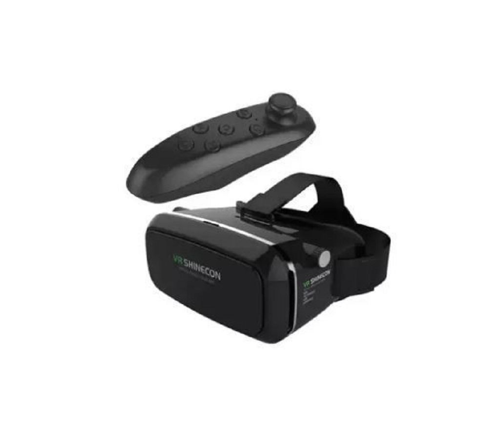 3D VR Glasses With Bluetooth Remote Controller GNG