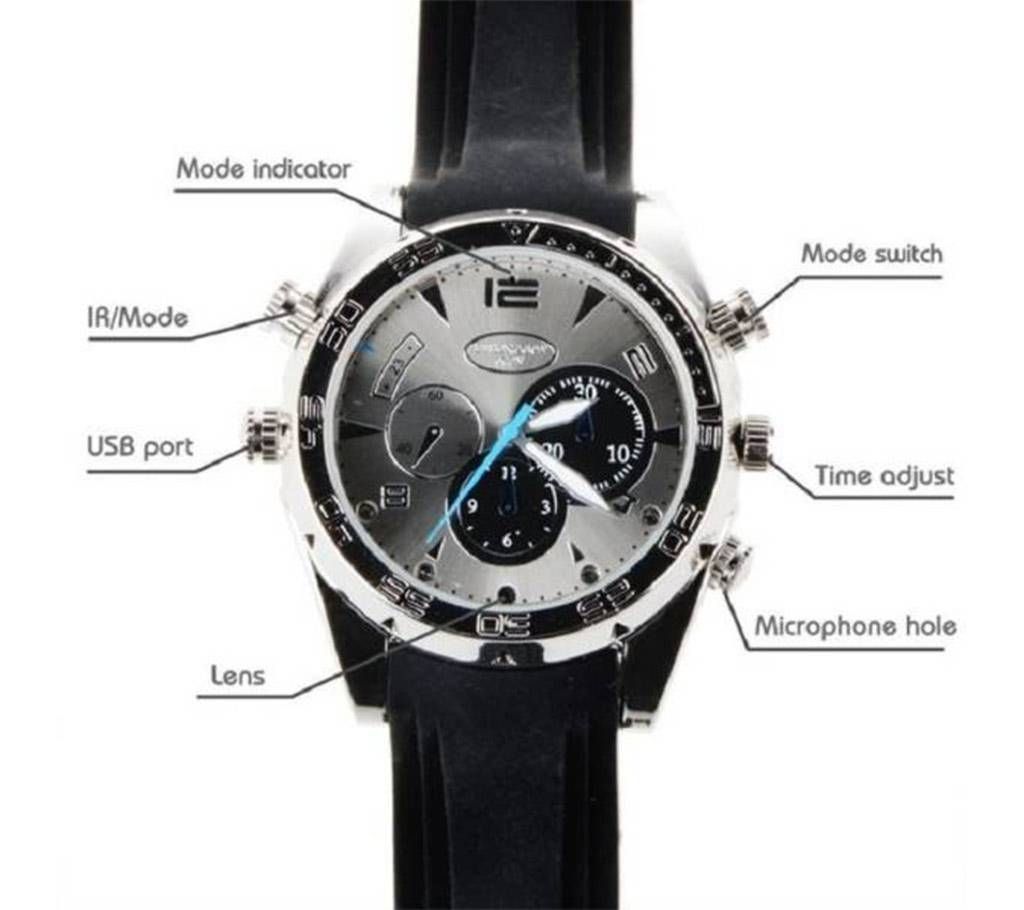 Spy Video Camera Watch IR 1080P Full HD Night Vision
