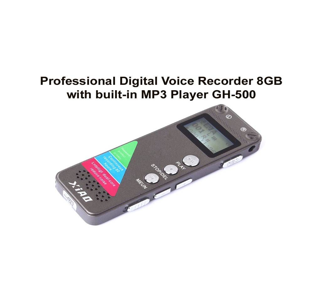 Professional Digital Voice Recorder 8GB GH-500 with MP3