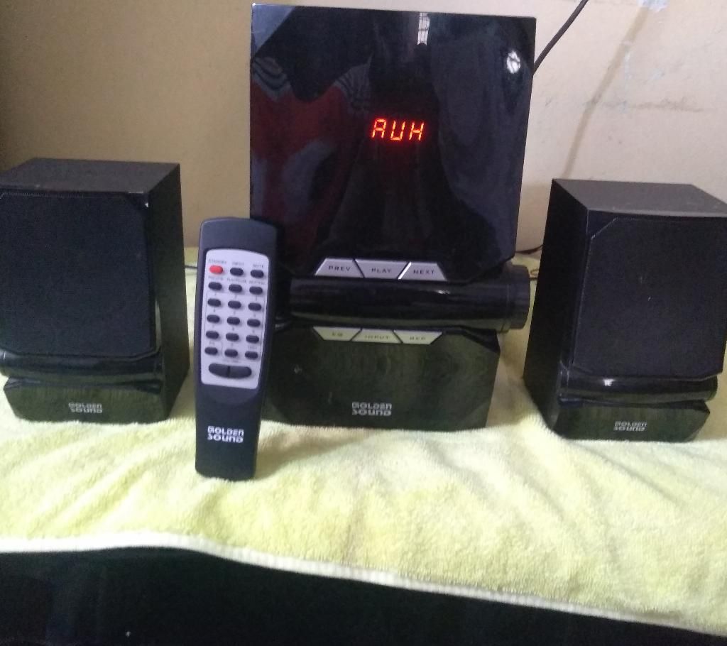 golden sound multimedia speaker system
