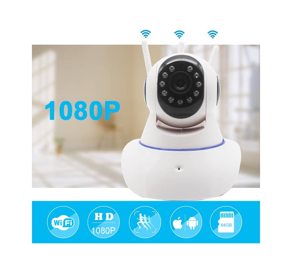 1080P Wirless IP Camera with 3 Antennas