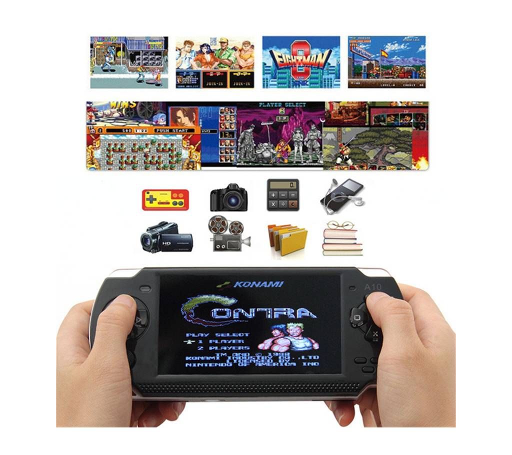 X6 Handheld Pocket Size Classic Game Console With Classic Games Camera