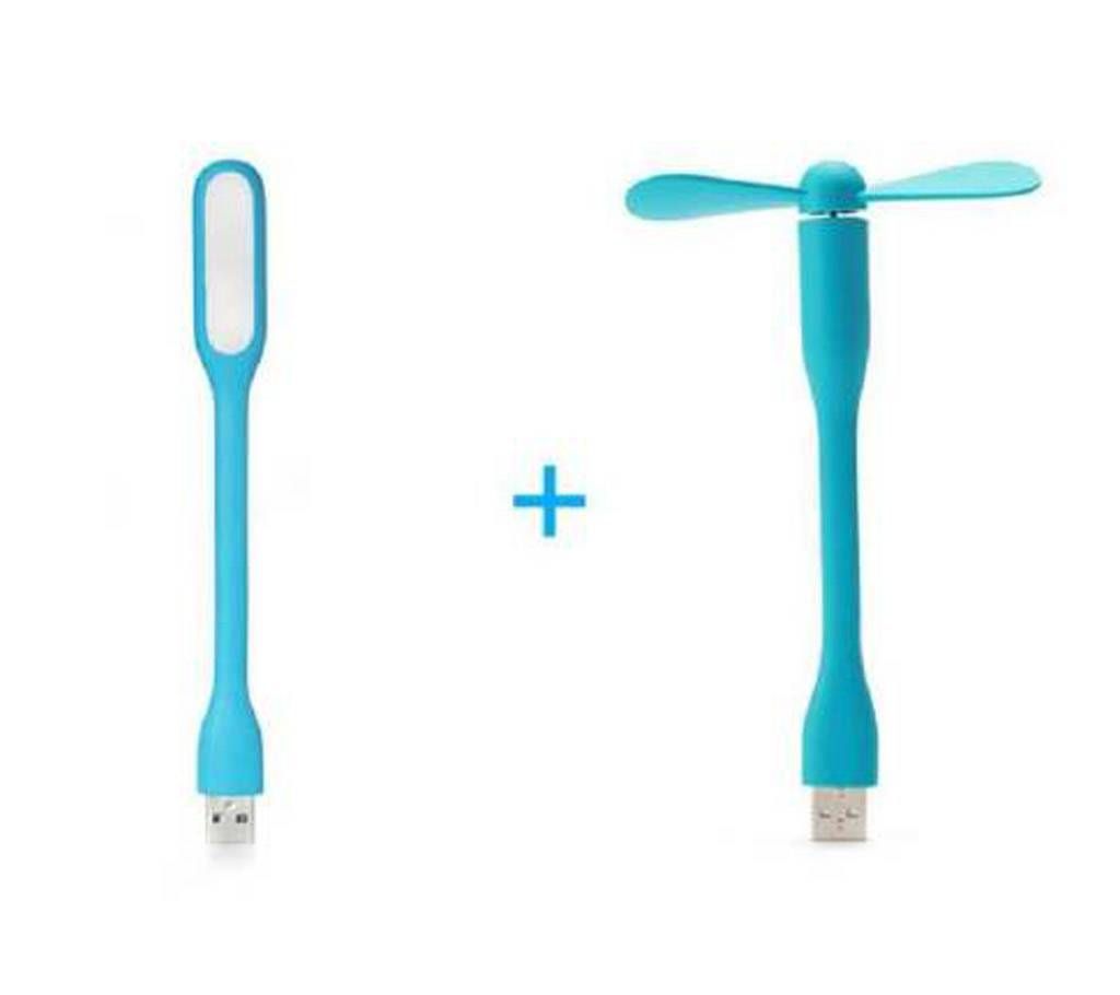 USB Fan & Light Combo