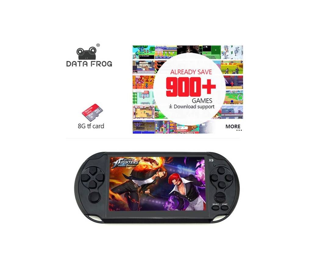 X9 5.0 Inch Handheld Game Player Support TV Output with MP3/Movie Camera Handheld Game Console