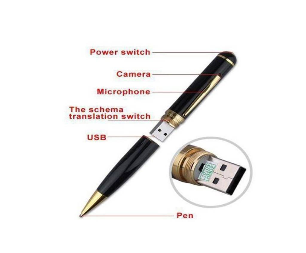 Spy Pen with Hidden Camera Video Recorder