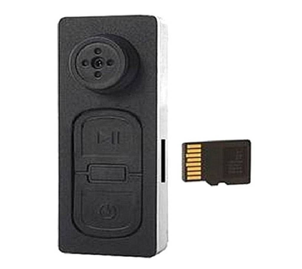 Spy Button Video Camera - Black