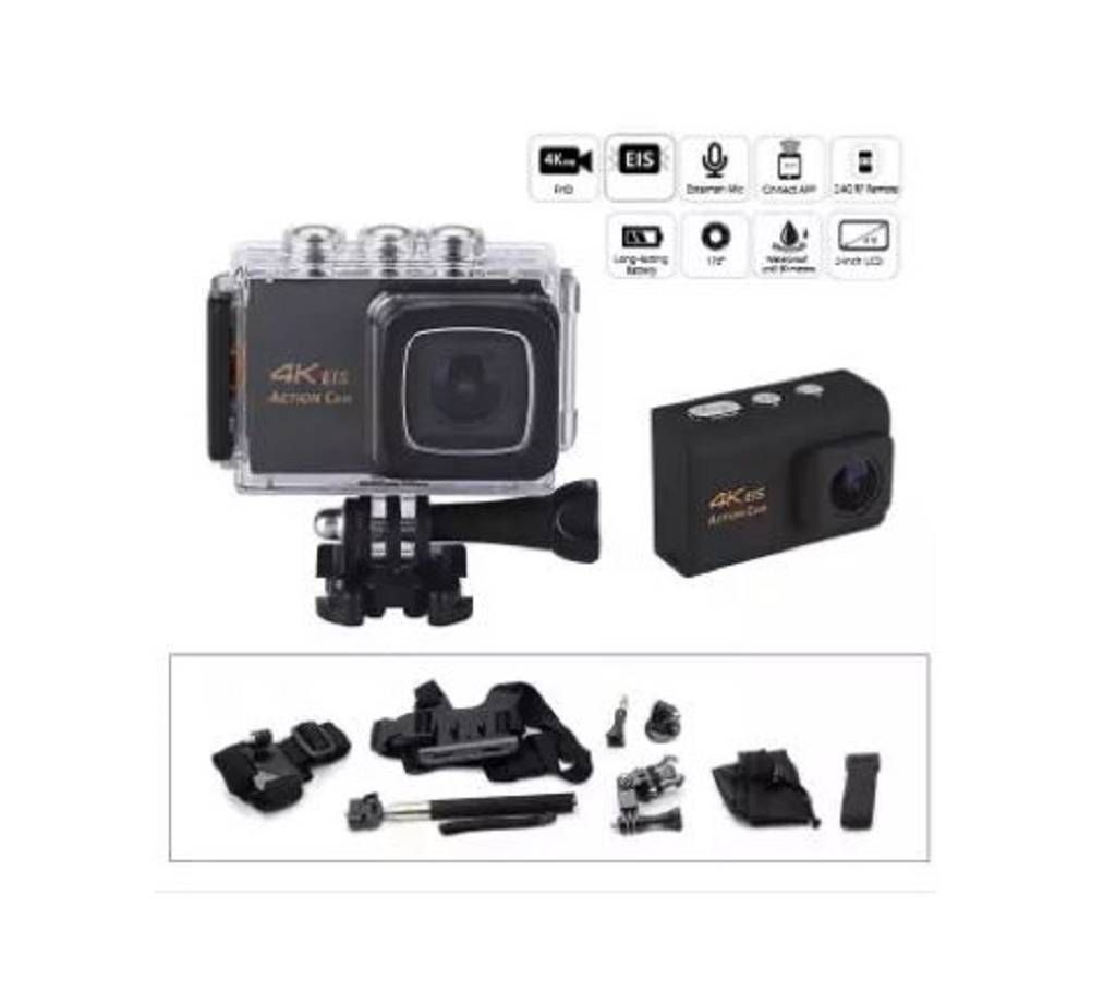 Sports Action Camera 4K WiFi EIS 16MP Ultra HD Waterproof