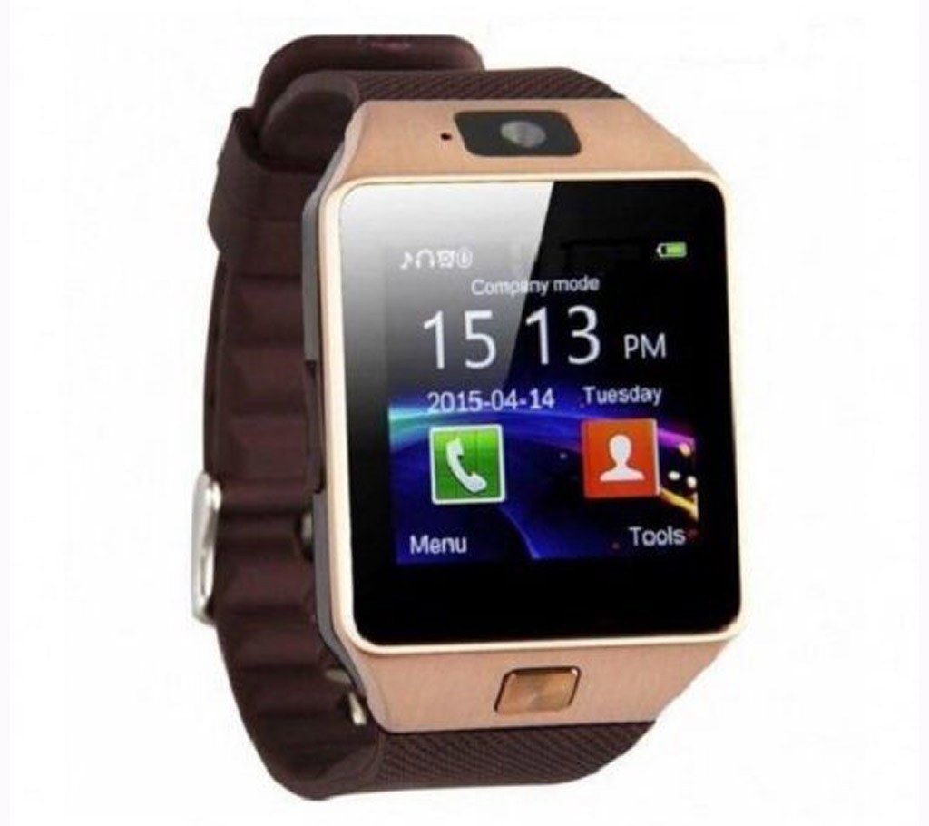 SIM Supported Gear Smart Watch- Golden