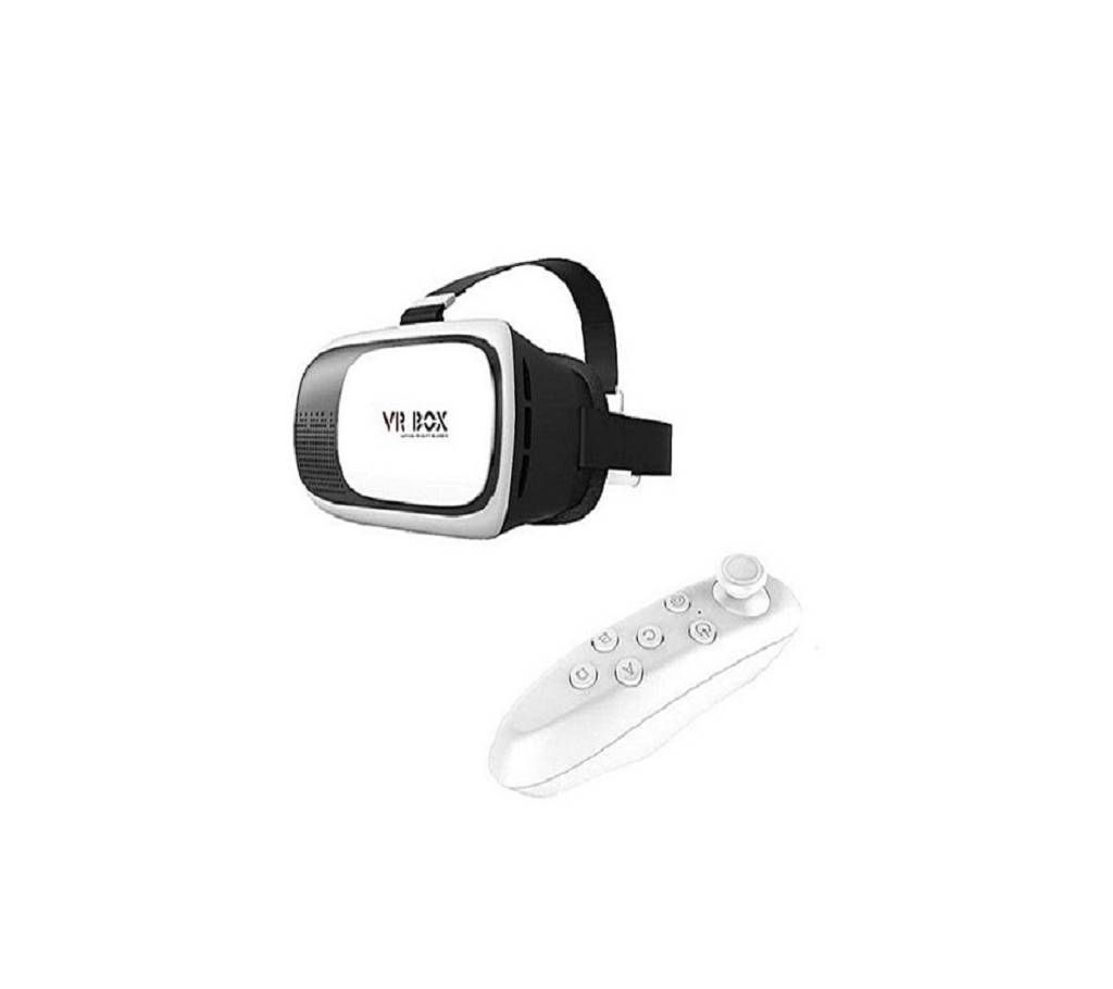 VR Box Virtual Reality 3D Glasses with Remote Control