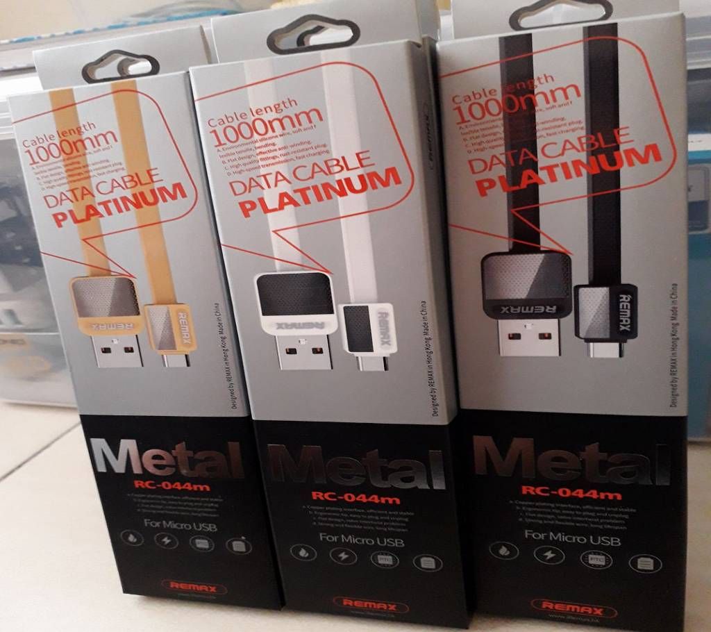 100% original Remax Platinum Data Cable RC044m Micro