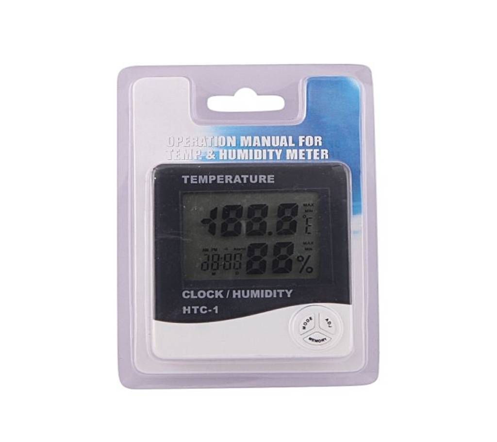 Digital Room Temperate Meter With Clock
