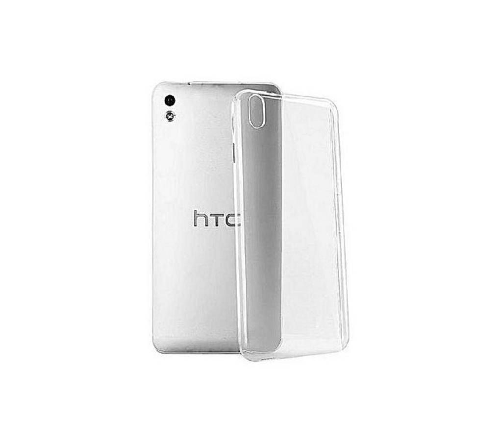 ONE TECH Transparent Hard Case for HTC 820 White