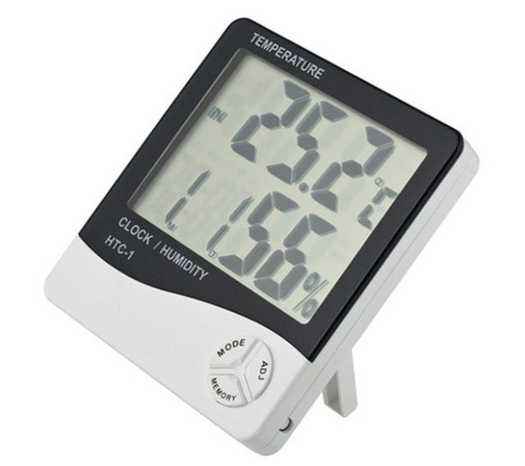 LCD Digital Alarm Clock Thermometer
