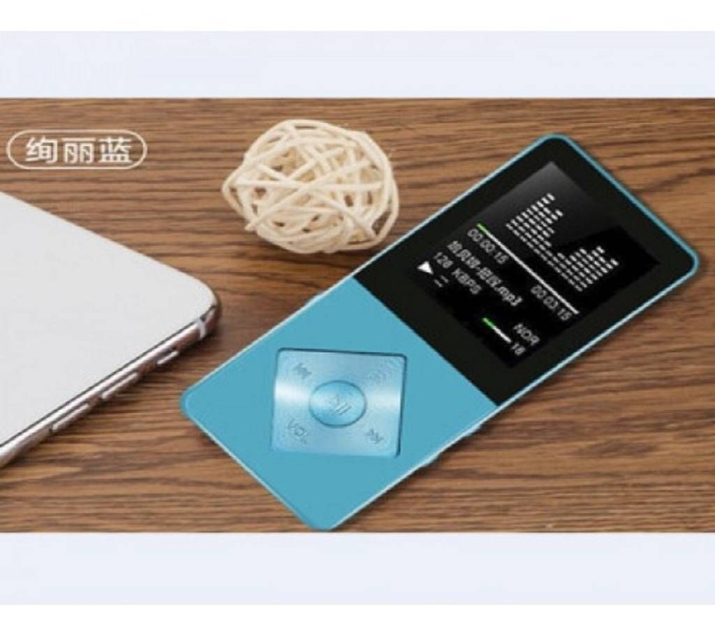 X03 Mp4 Player FM 8GB Build in Memory Metal Body