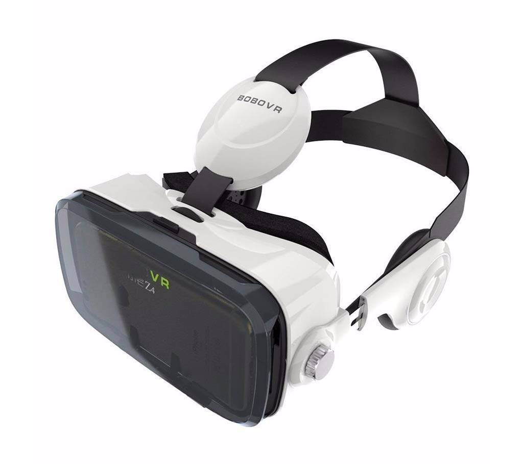 VR Z4 3d glasses with headphone +Free Bluetooth Remote