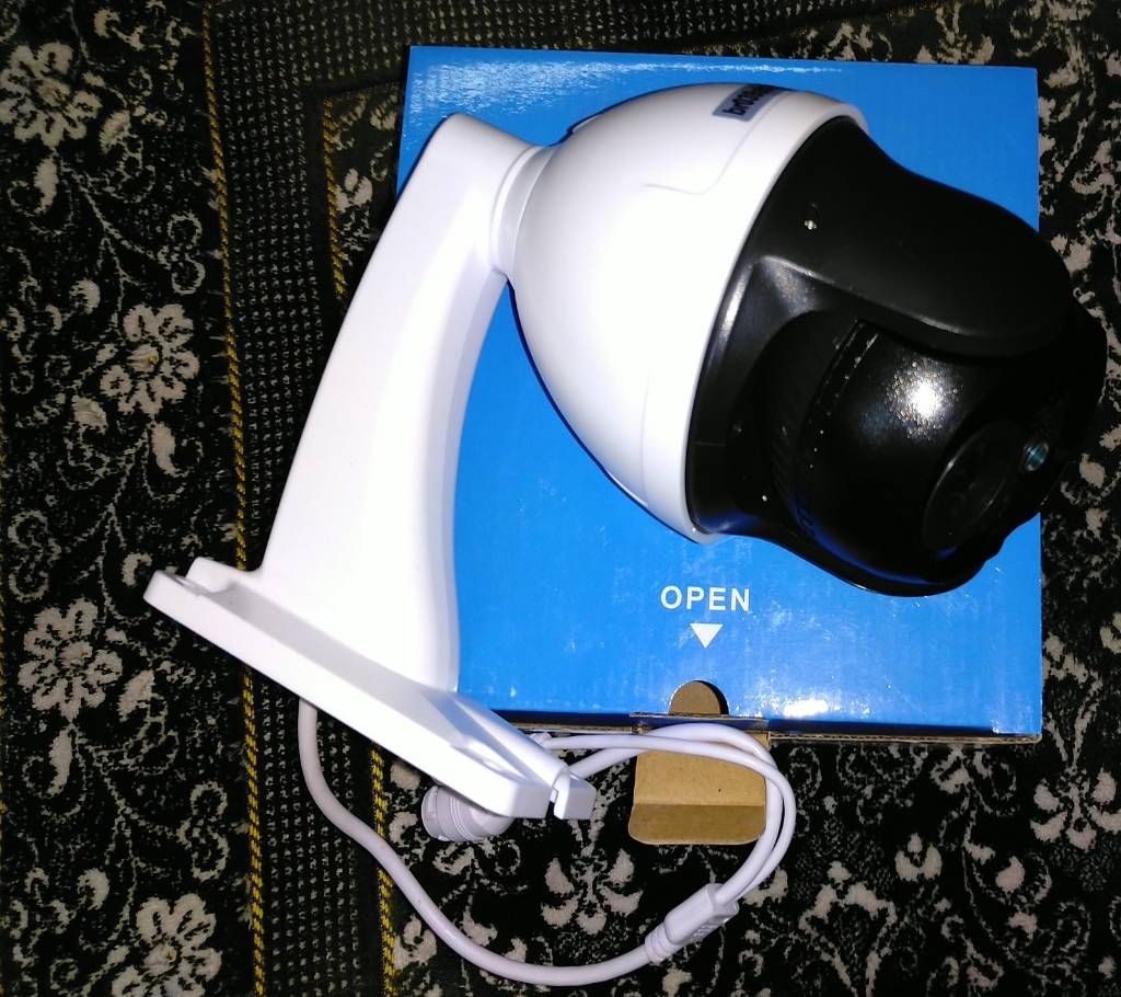 PTZ IP CAMERA OUTDOOR 10X OPTICAL ZOOM FULL HD Support Any Brand NVR-White