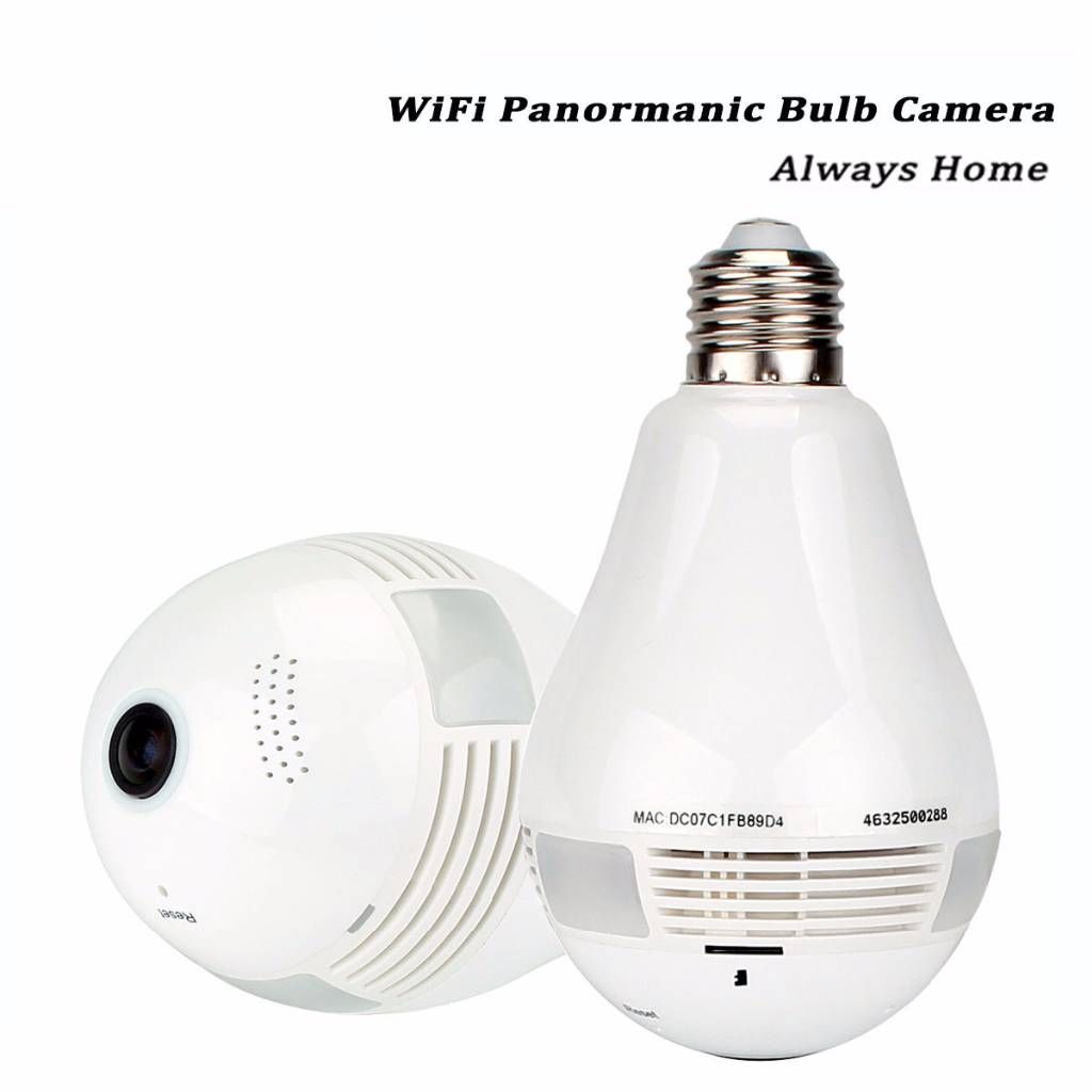 Bulb Type 360 Degree Panoramic Fisheye Lens 