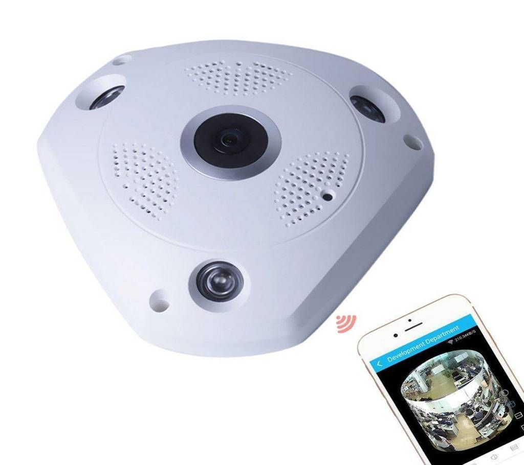 3D VR 360 Wireless Panoramic IP CC Camera